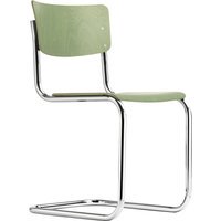 Thonet S 43 Stoel - Beuken rietgroen (TP 262) - zonder glijders