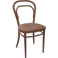 Thonet 214 Stoel - multiplex komzitting - otenkleur gebeitst