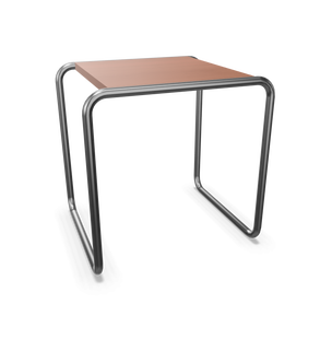 Thonet B9 Bijzettafel - kersenboomkleuren gebeitst - a (45 x 45 x 39 cm)