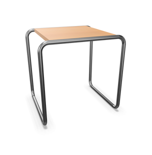 Thonet B9 Bijzettafel - natuur gebeitst - a (45 x 45 x 39 cm)