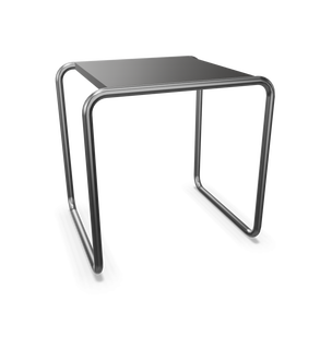 Thonet B9 Bijzettafel - zwart gebeitst - a (45 x 45 x 39 cm)