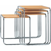 Thonet B9 Bijzettafel - natuur gebeitst - b (52 x 50 x 39 cm)