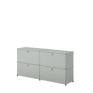 USM Haller Sideboard 2 x 2 - 4 kleppen - 29 lichtgrijs