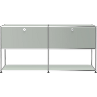 USM Haller Sideboard 2 x 2 - onderaan open - 29 lichtgrijs