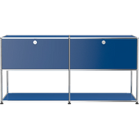 USM Haller Sideboard 2 x 2 - onderaan open - 27 gentiaanblauw