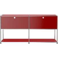 USM Haller Sideboard 2 x 2 - onderaan open - 23 robijnrood