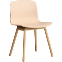 HAY About a Chair AAC 12 - pale peach 2.0 - lak op waterbasis - Standaard glijders kunststof