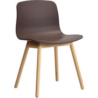 HAY About a Chair AAC 12 - raisin 2.0 - lak op waterbasis - Standaard glijders kunststof