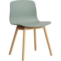 HAY About a Chair AAC 12 - fall green 2.0 - lak op waterbasis - Standaard glijders kunststof