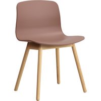 HAY About a Chair AAC 12 - soft brick 2.0 - lak op waterbasis - Standaard glijders kunststof