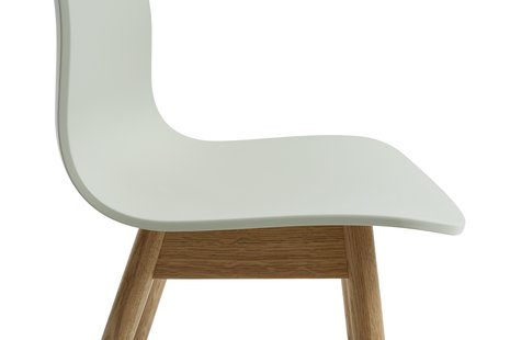 HAY About a Chair AAC 12 - pastel green 2.0 - lak op waterbasis - Standaard glijders kunststof
