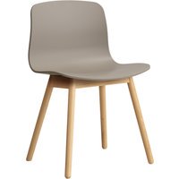HAY About a Chair AAC 12 - khaki 2.0 - lak op waterbasis - Standaard glijders kunststof