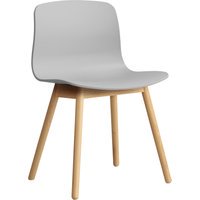 HAY About a Chair AAC 12 - concrete grey 2.0 - lak op waterbasis - Standaard glijders kunststof