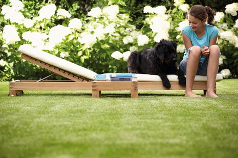 Jan Kurtz Korfu ligstoel - teak