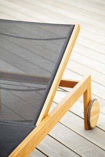 Jan Kurtz Ligstoel Sonoma - zwart