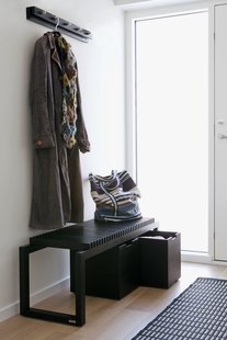 Skagerak by Fritz Hansen Cutter Box groot - met wieltjes - zwart