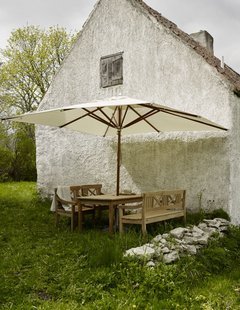 Skagerak by Fritz Hansen Atlantis Parasol - vierkant 330 x 330 cm