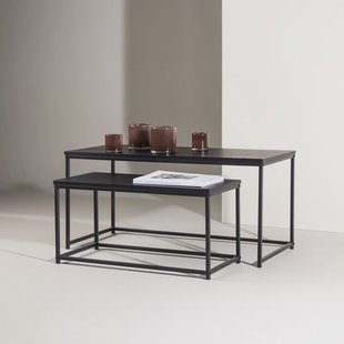 Nohr Salontafel 'Keonte' Set van 2 stuks, kleur Zwart