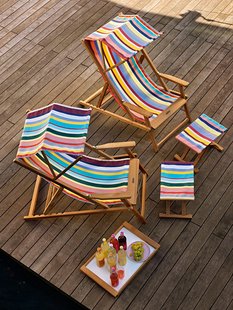 Weishäupl Cabin ligstoel basic - Acryl multicolor