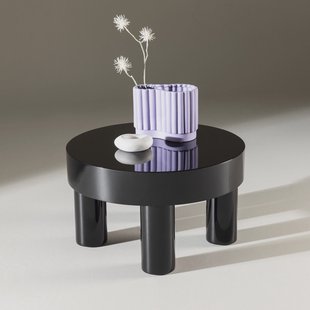 Nohr Ronde Salontafel 'Danniella' 60cm, kleur Zwart