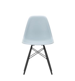 Vitra DSW Eames Plastic Side Chair - esdoorn zwart - ijsgrijs RE