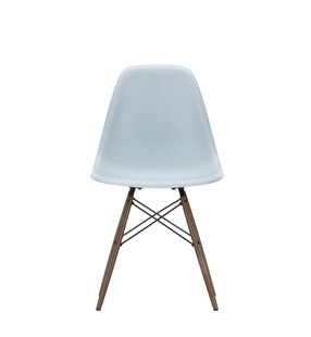 Vitra DSW Eames Plastic Side Chair - donkere esdoorn - ijsgrijs RE