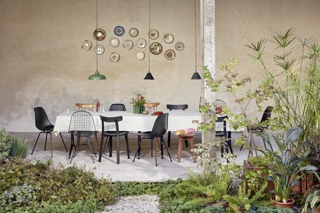 Vitra Wire Chair DKR - zwart