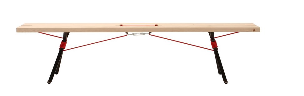 Moormann Kampenwand bank - gewaxt staal