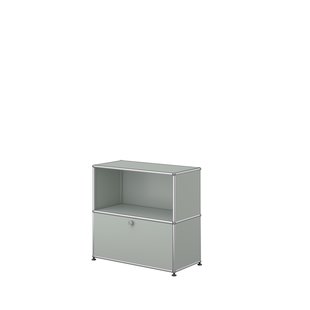 USM Haller Sideboard 1x2 - deurklep - 29 lichtgrijs