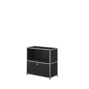 USM Haller Sideboard 1x2 - deurklep - 30 grafietzwart