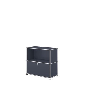 USM Haller Sideboard 1x2 - deurklep - 33 antracietgrijs