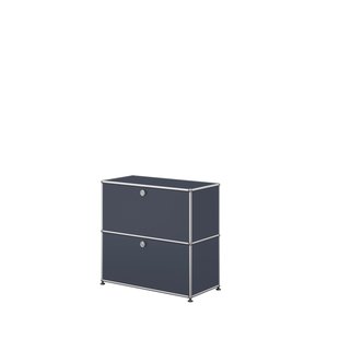 USM Haller Sideboard 1 x 2 - modificeerbaar - 33 antracietgrijs