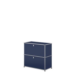USM Haller Sideboard 1 x 2 - modificeerbaar - 34 staalblauw