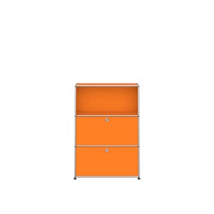 USM Haller Highboard 1x3 - 2 kleppen - 26 zuiveroranje