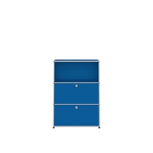 USM Haller Highboard 1x3 - 2 kleppen - 27 gentiaanblauw