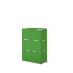 USM Haller Highboard 1x3 - 3 kleppen - 28 groen