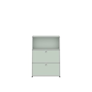 USM Haller Highboard 1x3 - 2 kleppen - 29 lichtgrijs