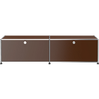 USM Haller Lowboard 2 x 1 - modificeerbaar - 22 bruin