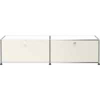 USM Haller Lowboard 2 x 1 - modificeerbaar - 24 zuiverwit