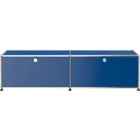 USM Haller Lowboard 2 x 1 - modificeerbaar - 27 gentiaanblauw
