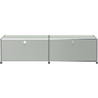 USM Haller Lowboard 2 x 1 - modificeerbaar - 29 lichtgrijs