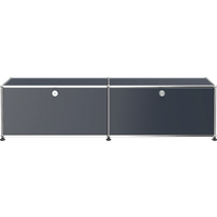 USM Haller Lowboard 2 x 1 - modificeerbaar - 33 antracietgrijs