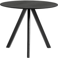 HAY Copenhague CPH20 tafel - zwart gebeitst - Ø 90 cm