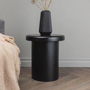 Nohr Ronde Bijzettafel 'Janal' 40cm, kleur Zwart