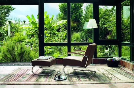 Thonet S 411 - Leer bruin