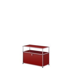 USM Haller Vitrine sideboard S - 1 klep - 23 robijnrood