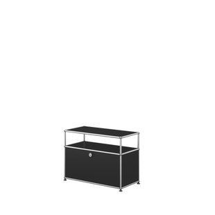 USM Haller Vitrine sideboard S - 1 klep - 30 grafietzwart