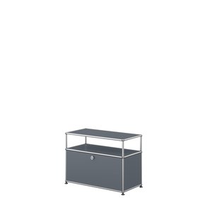 USM Haller Vitrine sideboard S - 1 klep - 32 middengrijs