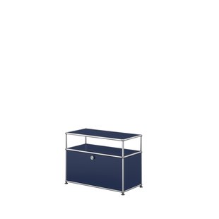 USM Haller Vitrine sideboard S - 1 klep - 34 staalblauw