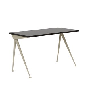 Vitra Compas Direction - Prouvé Blanc Colombe (écru) - Eiken donker